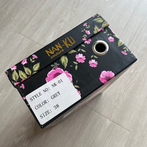 Nan-ku x Free People Cruise Studded Hi-Top Sneakers Size 38 US 8 Womens Gray NEW - Picture 2 of 14